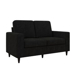 Sofa Cooper Loveseat, juoda kaina ir informacija | Sofos | pigu.lt