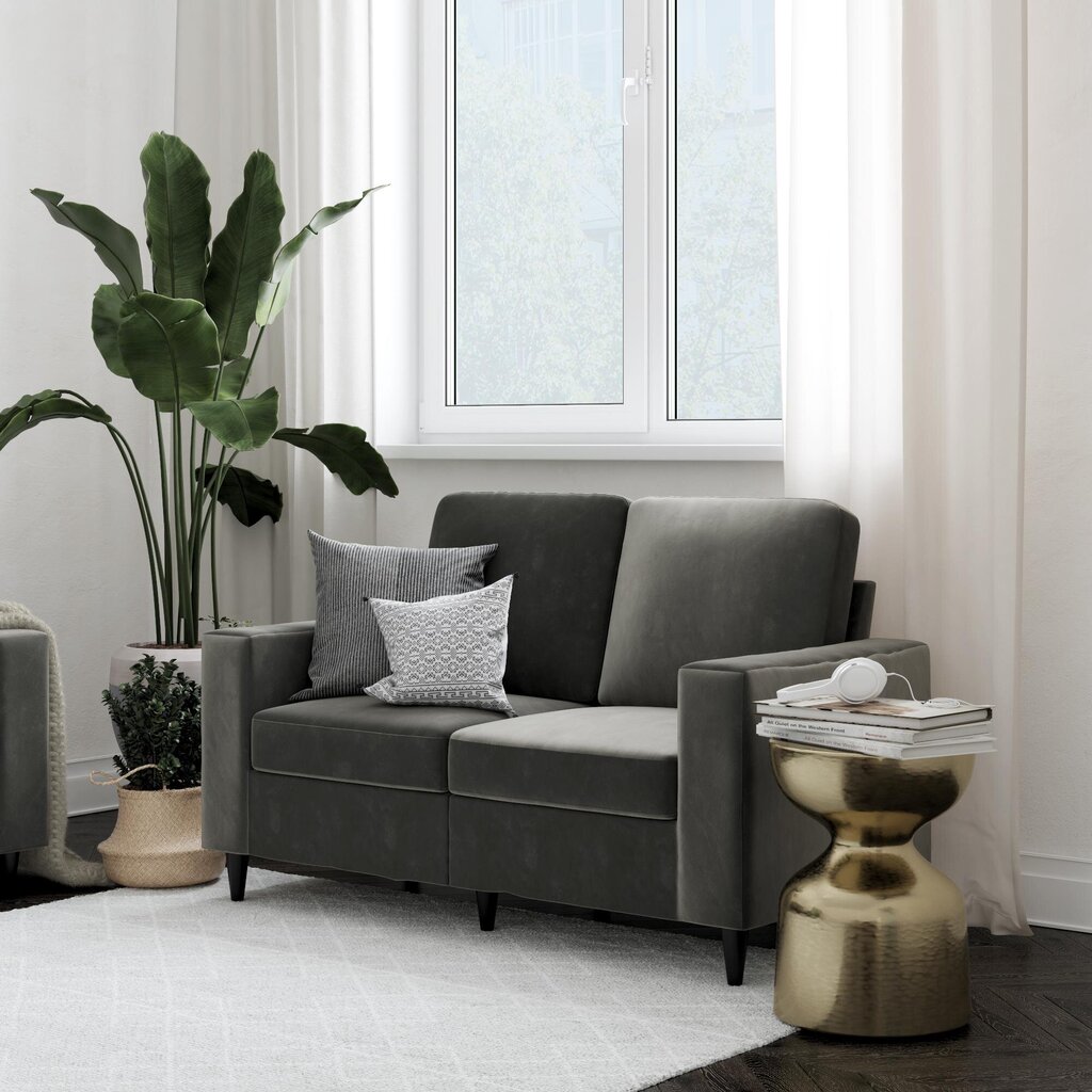 Sofa Cooper Loveseat, pilka цена и информация | Sofos | pigu.lt