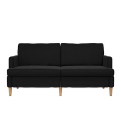 Sofa Corah, juoda kaina ir informacija | Sofos | pigu.lt
