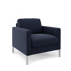 Кресло Queer Eye Fabry, синее цена и информация | Кресла в гостиную | pigu.lt