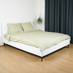 KrisMar Tekstiil antklodės užvalkalas Pale Olive, 200x205 cm kaina ir informacija | Patalynės komplektai | pigu.lt