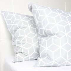 KrisMar Tekstiil pagalvės užvalkalas Mercury Grey, 50x60 cm kaina ir informacija | Patalynės komplektai | pigu.lt