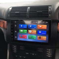 BMW 5 (E39) X5 (E53) 1995-06 Мультимедийный планшет Android 9-дюймовый автомобильный радиоприемник USB/WiFi/GPS/Bluetooth цена и информация | Автомагнитолы, мультимедиа | pigu.lt