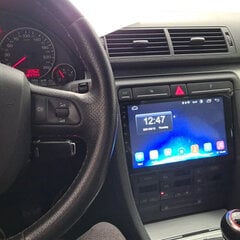 AUDI A4 2002-08 Android мультимедийный планшет типа 9 дюймов USB/WiFi/GPS/Bluetooth цена и информация | Автомагнитолы, мультимедиа | pigu.lt