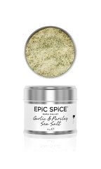 Epic Spice Garlic & Parsley Sea Salt, AAA kategorijos prieskoniai, 75g kaina ir informacija | Prieskoniai, prieskonių rinkiniai | pigu.lt
