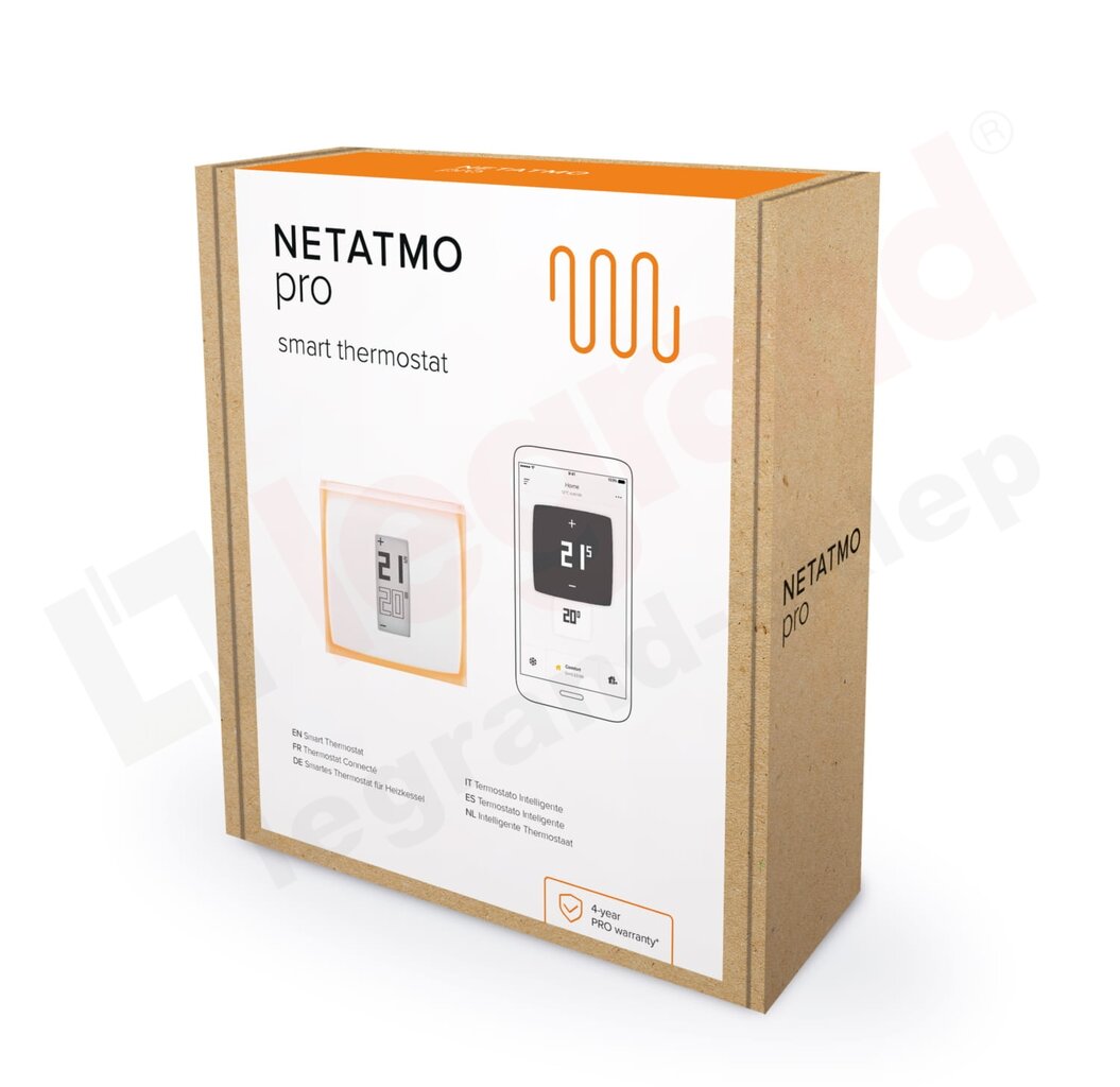 Legrand NTH-PRO - Išmanusis termostatas NTH-PRO 4,5V Wi-Fi цена и информация | Laikmačiai, termostatai | pigu.lt