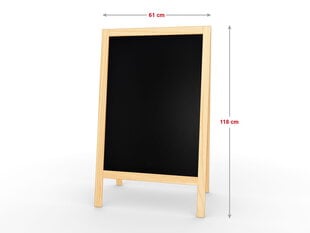 Dvipusė kreidinė lenta su kojele Allboards kaina ir informacija | Kanceliarinės prekės | pigu.lt