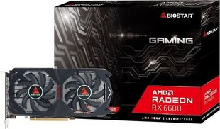 Biostar Raderon RX6600 (VA6606RM81) kaina ir informacija | Vaizdo plokštės (GPU) | pigu.lt