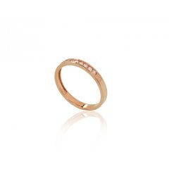 Золотое кольцо "Токио XXIV" из красного золота 585 пробы 4752263029866 цена и информация | Кольца | pigu.lt