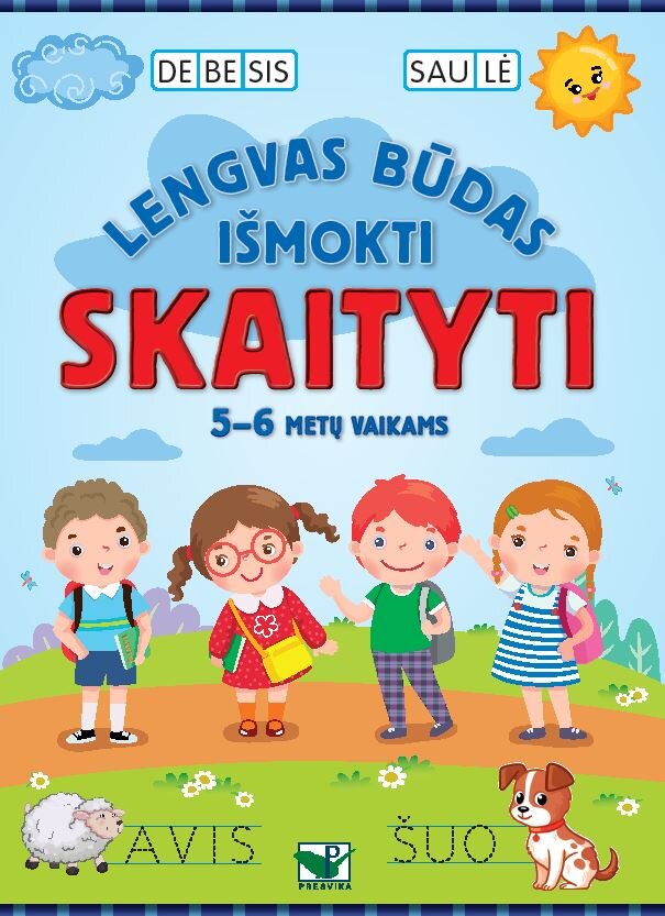 Lengvas būdas išmokti skaityti 5-6 metų vaikams цена и информация | Knygos vaikams | pigu.lt