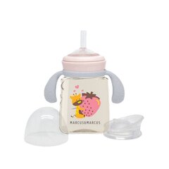 Бутылочка PPSU для малышей развивающая навыки питья - Pink цена и информация | Бутылочки и аксессуары | pigu.lt