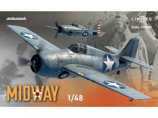 Сборная модель Eduard - Midway Dual Combo F4F-3 and F4F-4, 1/48, 11166 цена и информация | Конструкторы и кубики | pigu.lt