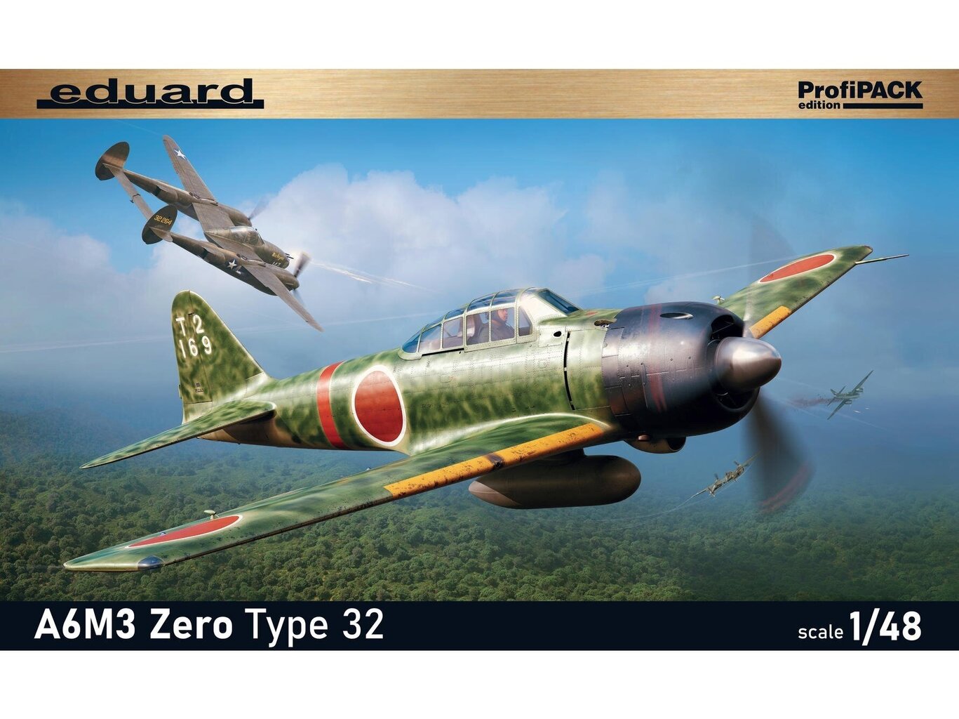 Surenkamas modelis Eduard, A6M3 Zero Type 32 Profipack, 1/48, 82213 kaina ir informacija | Konstruktoriai ir kaladėlės | pigu.lt