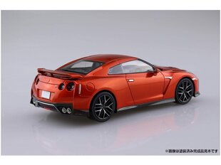 Сборная модель Aoshima - The Snap Kit Nissan GT-R Ultimate Shiny Orange, 1/32, 05638 цена и информация | Конструкторы и кубики | pigu.lt