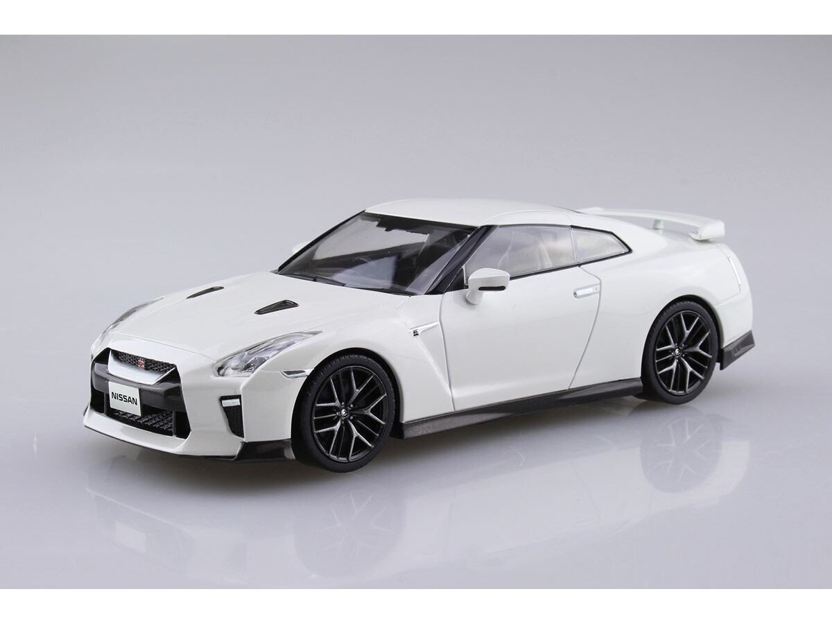 Konstruktorius Aoshima - Nissan GT-R Brilliant White Pearl, 1/32, 05639 цена и информация | Konstruktoriai ir kaladėlės | pigu.lt