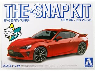 Сборная модель Aoshima - The Snap Kit TOYOTA 86 (Pure Red), 1/32, 05755 цена и информация | Конструкторы и кубики | pigu.lt