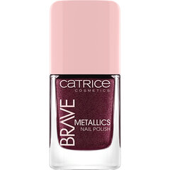 Лак для ногтей Catrice Brave Metallics 04-love you cherry much, 10,5 мл цена и информация | Лаки, укрепители для ногтей | pigu.lt
