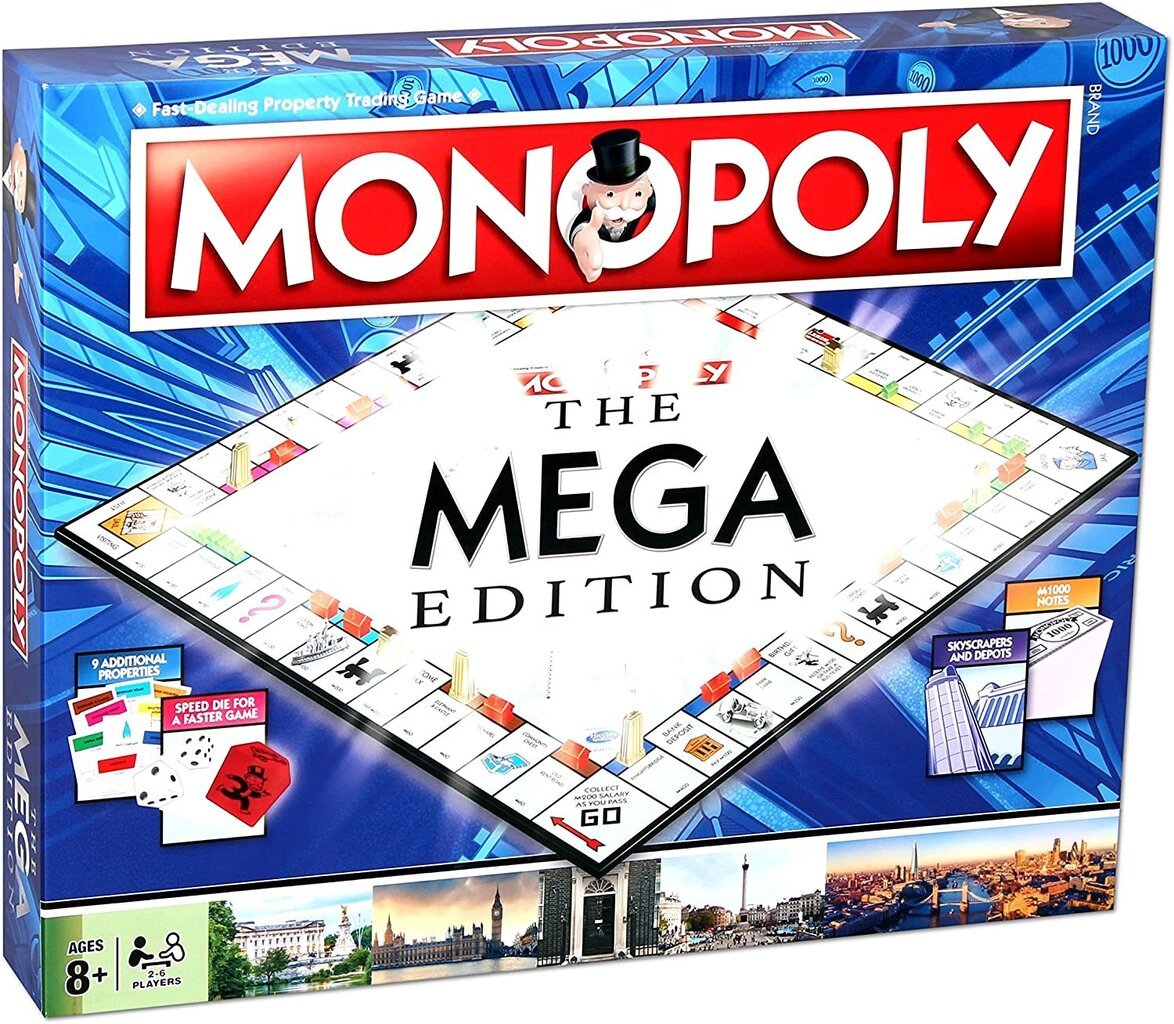 Monopoly The Mega Edition kaina ir informacija | Stalo žaidimai, galvosūkiai | pigu.lt