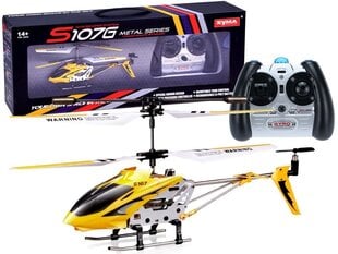 Вертолет с дистанционным управлением Syma S107G, желтый цена и информация | Игрушки для мальчиков | pigu.lt