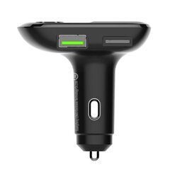 FM transmitter LDNIO C706Q with Bluetooth, 2x USB, AUX (black) kaina ir informacija | FM moduliatoriai | pigu.lt