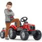 Traktorius Massey Ferguson Red ant pedalų su priekaba nuo 3 metų kaina ir informacija | Žaislai berniukams | pigu.lt