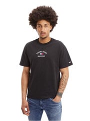 Tommy Hilfiger vyriški marškinėliali 50733, juodi kaina ir informacija | Vyriški marškinėliai | pigu.lt