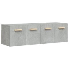 Sieninės spintelės, Mediena, 2vnt., 60x36,5x35cm, betono pilka kaina ir informacija | Svetainės spintelės | pigu.lt
