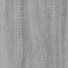Sieninės spintelės, Mediena, 2vnt., 60x36,5x35cm, pilka ąžuolo spalva kaina ir informacija | Svetainės spintelės | pigu.lt