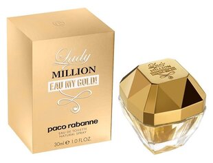 Tualetinis vanduo Paco Rabanne Lady Million Eau My Gold! EDT, moterims, 30 ml kaina ir informacija | Kvepalai moterims | pigu.lt