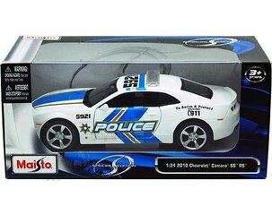 Automodelis MAISTO Die Cast Chevrolet Camaro SS RS Police 2010, 1:24 , 31208 kaina ir informacija | Žaislai berniukams | pigu.lt