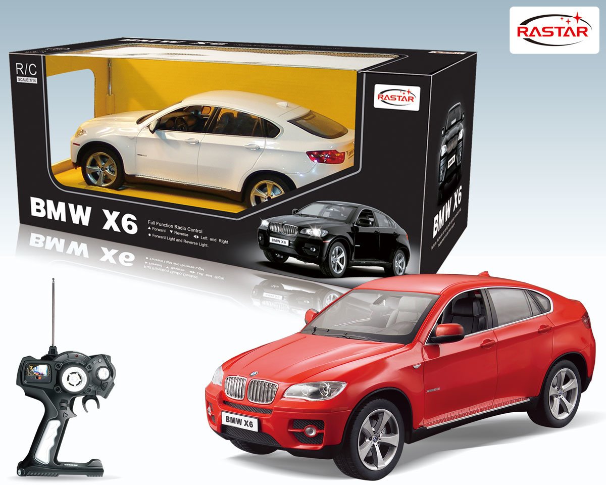 Radijo bangomis valdomas automodelis Rastar 1:14 BMW X6, 31400, 1vnt