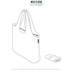 Pirkinių krepšys Ecozz 80 EL-SCTL04-07, mėlynas kaina ir informacija | Pirkinių krepšiai | pigu.lt