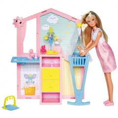 Nėščia lėlė Steffi su vaiko kambariu kaina ir informacija | Žaislai mergaitėms | pigu.lt