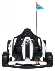 Vienvietis vaikiškas elektrinis kartingas Speed 7 Drift King, baltas kaina ir informacija | Elektromobiliai vaikams | pigu.lt