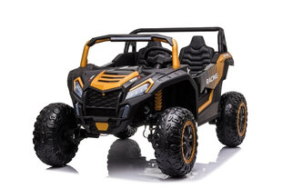 Dvivietis elektromobilis Buggy ATV Racing, auksinis kaina ir informacija | Elektromobiliai vaikams | pigu.lt