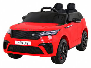 Vienvietis elektromobilis Range Rover Velar, raudonas kaina ir informacija | Elektromobiliai vaikams | pigu.lt