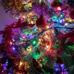 1000LED Рождественские огни красочные 61.5M цена и информация | Гирлянды | pigu.lt