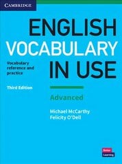 English Vocabulary in Use: Advanced Book with Answers: Vocabulary Reference and Practice 3rd Revised edition kaina ir informacija | Užsienio kalbos mokomoji medžiaga | pigu.lt