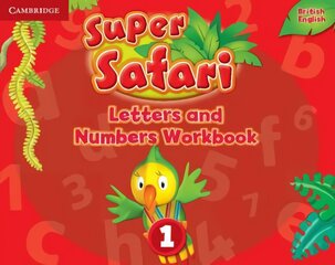 Super Safari Level 1 Letters and Numbers Workbook kaina ir informacija | Užsienio kalbos mokomoji medžiaga | pigu.lt