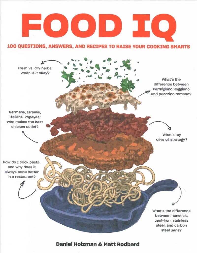 Food IQ: 100 Questions, Answers, and Recipes to Raise Your Cooking Smarts kaina ir informacija | Receptų knygos | pigu.lt