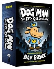 Dog Man 1-3: The Epic Collection kaina ir informacija | Knygos paaugliams ir jaunimui | pigu.lt