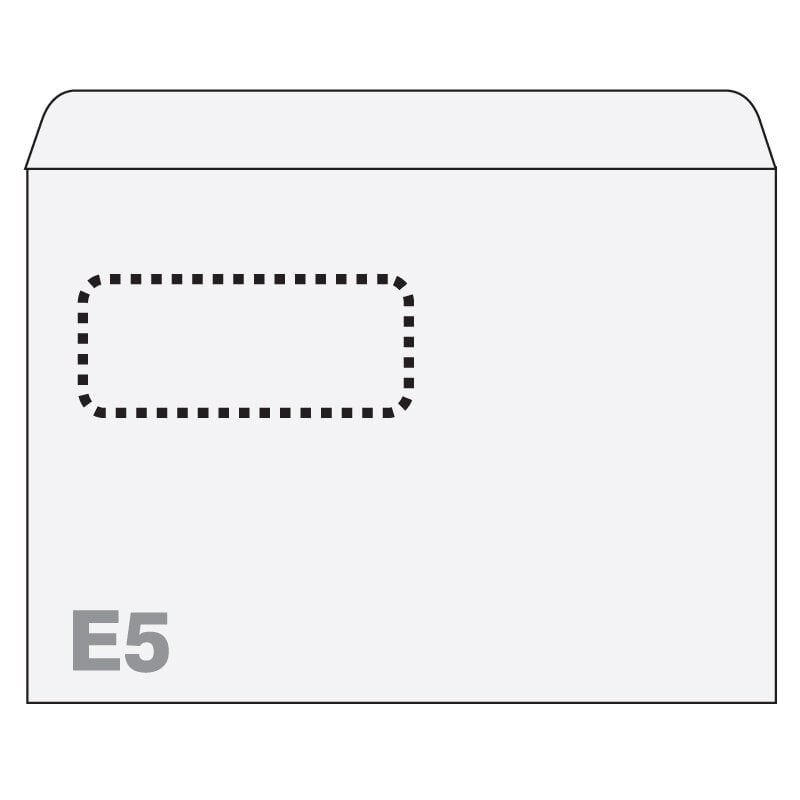 Vokai POSTFIX, E5 su langeliu (30x90mm), 156 x 220 mm, 1000 vnt. pakuotė 2 vnt. цена и информация | Vokeliai, atvirukai | pigu.lt