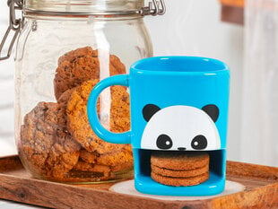 Puodelis Itotal Panda, su sausainių skyreliu, 250ml kaina ir informacija | Taurės, puodeliai, ąsočiai | pigu.lt