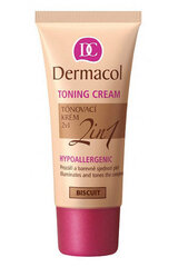 Крем-пудра Dermacol Toning Cream 2in1, 30 мл, Biscuit цена и информация | Пудры, базы под макияж | pigu.lt