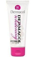 Veido šveitiklis balinantis odą Dermacol Whitening Gommage Wash Gel 100 ml kaina ir informacija | Veido prausikliai, valikliai | pigu.lt