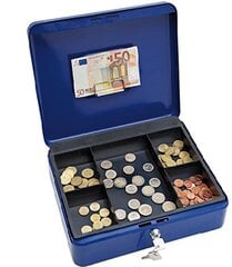 Wedo dėžutė pinigams, 300x240x90mm, mėlyna kaina ir informacija | Seifai | pigu.lt