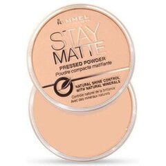 Rimmel London Stay Matte пудра 14 г, 009 Amber цена и информация | Пудры, базы под макияж | pigu.lt