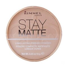 Kompaktinė pudra Rimmel London Stay Matte Long Lasting, 004 Sandstorm, 14 g kaina ir informacija | Makiažo pagrindai, pudros | pigu.lt