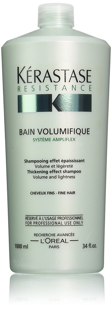 Apimties suteikiantis plaukų šampūnas Kerastase Resistance Bain, 1000 ml цена и информация | Šampūnai | pigu.lt