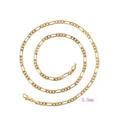 Элегантная цепочка, покрытие золото 18 карат цена и информация | Украшения на шею | pigu.lt